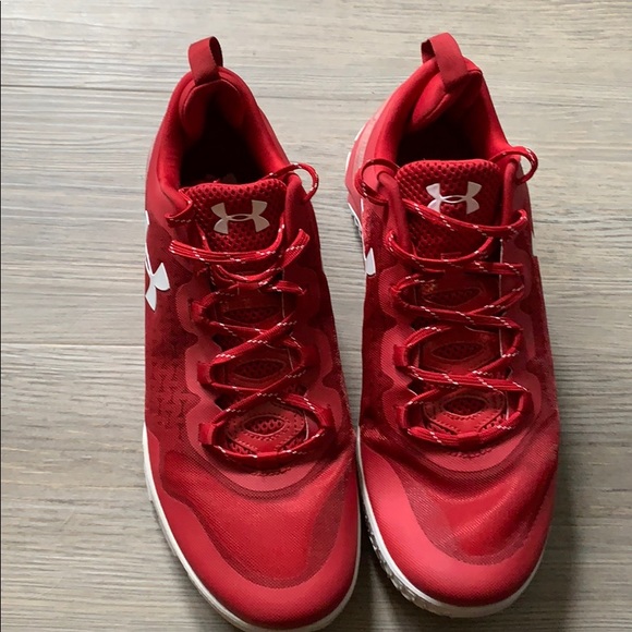 under armour charged red